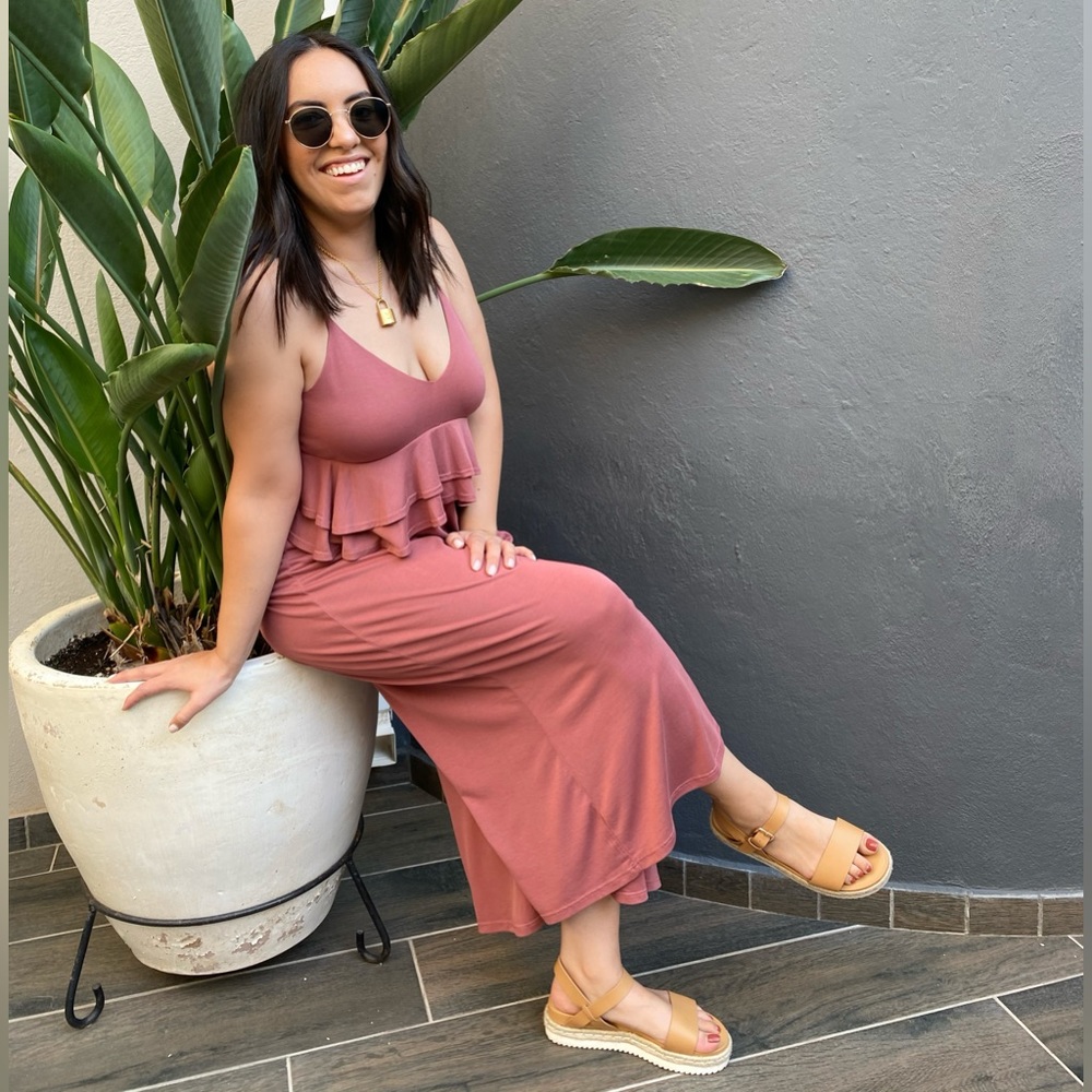 Surf Gypsy Frill Beach Jumpsuit